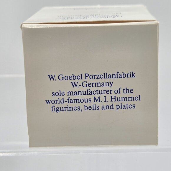 Goebel Hummel Angel Bell Ornament 1990 Green Ceramic Lantern 15th Ed w/Box - Picture 8 of 10